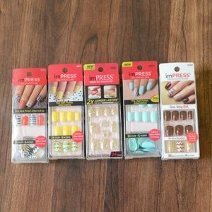 Impress Press on Nails 5 Pairs